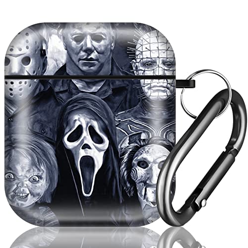 Ulirath Black White Skeleton For Airpod 1/2 Case Skull Funny Fun Design Cases Scary Cute For Airpods Air Pods 1St And 2Nd Theme Skeleton Cover Cases Skin For Boys Girls Kids #TOP5