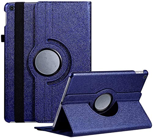 Case for Samsung Galaxy Tab A 10.1 2019, 360 Degree Rotating Stand Smart Case for Samsung Tab A 10.1 Inch Tablet [SM-T510/T515] 2019 Release (Dark Blue) by Newraturner - Used condition - US$7.41