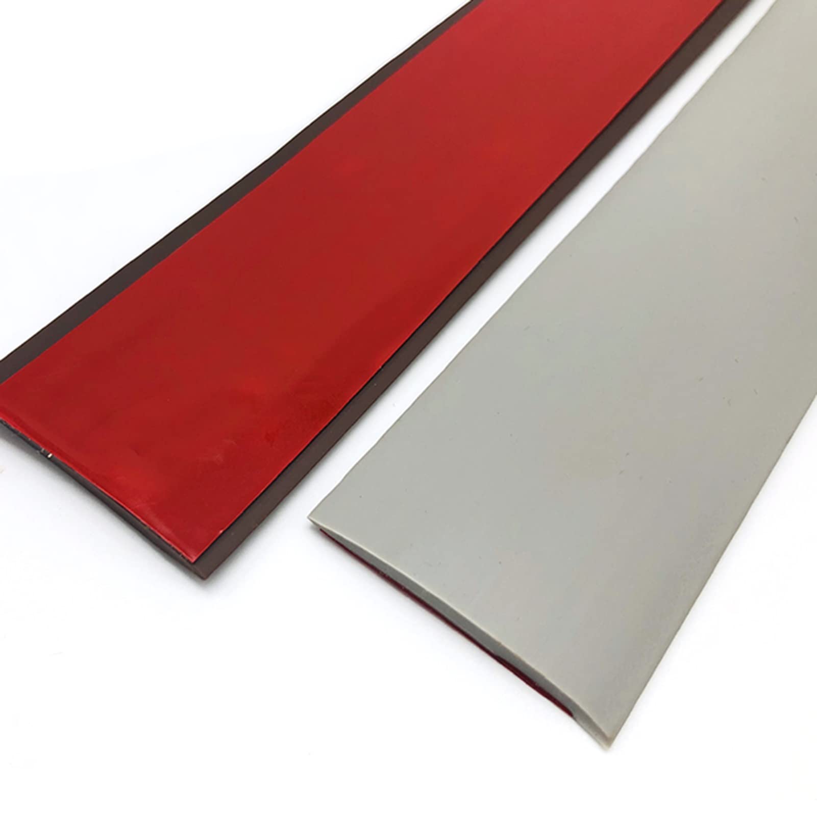 Remys Light Grey Edging Trim Strip With Self-Adhesive Backing,Transition Strip 40Mm-Width Pvc Transition Strips, Prevent Floor Gaps Wood To Carpet/Laminate To Tile/Carpet To Tile(Light Grey)