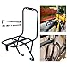 Menolana Bike Front Cargo Rack for V Brake Bike Aluminum Alloy Durability Strong Load Capacity Premium Replace Sturdy Luggage Carrier, Black