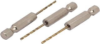 New Lon0167 3pcs 1.5mm Featured Drilling Dia 1/4-inch reliable efficacy Hex drill hole 60mm Length HSS Twist Drill Bit(id:5c0 5a 33 47d)