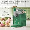 Slushie Machine for Home, Slushy Maker with No Ice Needed, Self-Cleaning, 5 Preset Functions for Soft Serve Ice Cream, Frozen Drink, Milk Shake, Margaritas, Frappe, Green