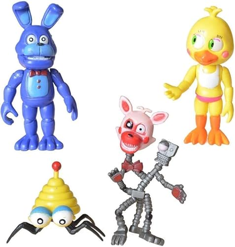 Themaz 12Pcs/Set Inspired By Game At Freddys Five Nights Figure Toy Action Security Breach Foxy Bonnie Fazbear Pvc Model Dolls Fnaf For Kid Gifts.. #TOP4