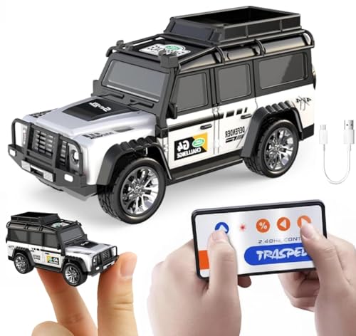 Image of Amitasha Mini RC Drift Car 1:64 Scale Alloy Model 4WD 2.4GHz Remote Control Micro Car for Kids & Adults, 3-Speed Modes Long Runtime, Durable Mini Racing Toy Car