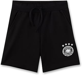 Sanetta DFB Sweat Shorts Black Practical and Comfortable Cotton Mix Shorts for Girls and Boys. Children's Clothing