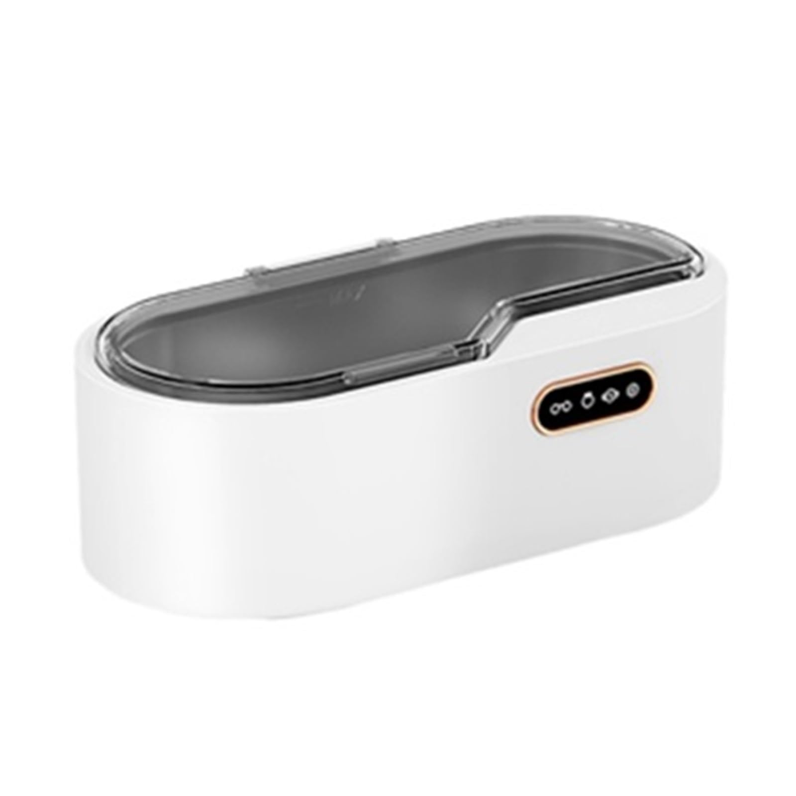 450ML 45000Hz Ultradźwiękowa Maszyna Czyszcząca Mycie Biżuterii Okulary Zegarków Mały Pierścień Czyszczenie Skuteczne Czyszczenie(White)