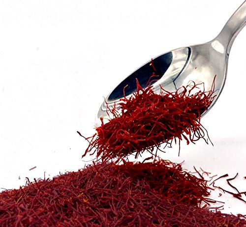 Saffron Threads From Himalayan Mountains In Afghanistan | All-Red Saffron Spice For Paella, Rice Dishes, Risotto, Desserts, Teas, Smoothies, Cake & Cookies & Marinades | 4 Sizes | By Safaroma #TOP1