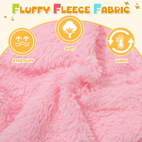 Dog Sweaters for Small Dogs, Winter Fleece Puppy Sweaters for Teacup Yorkie Chihuahua Clothes, Cute Pink XXS Dog Sweater Warm Soft Pet Outfit Apparel - Image 5