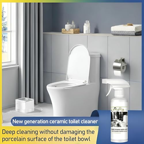 Image of Multi Purpose Oxalic Acid Stain Removal Cleaning Spray Bathroom and Toilet Cleaner for Tough Rust Hard Water and Tile Stains (Pack of 3)