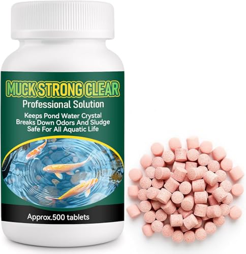 Muck Reducer Professional for Fishpond Baths & Fountains Easy and Efficient 500 Tablets (500g1pack)