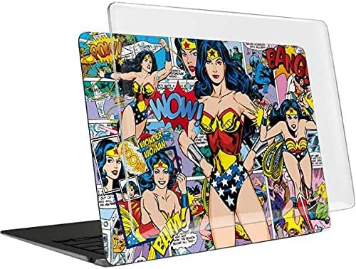 Skinit Case + Skin Compatible with MacBook Air 13in M1 (2021) - Officially Licensed Warner Bros Wonder Woman Comic Blast Design
