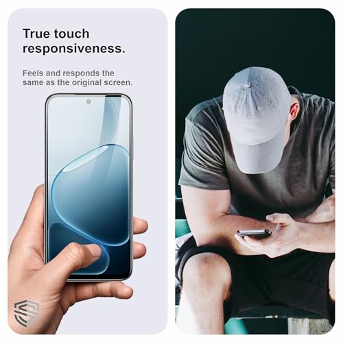 Image of Military-Grade Gorilla Tempered Glass For Oppo K14X and Oppo K14 (6.75 Inch) With Installation Kit | Edge to Edge Coverage | Black