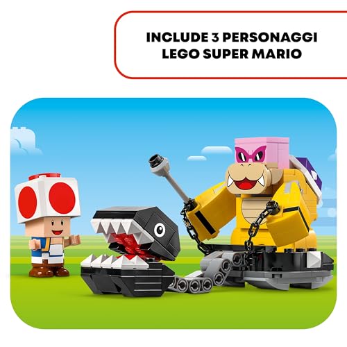 Super Mario Battaglia con Roy al Castello di Peach Giocattolo con Personaggi Nintendo, Torre e Catapulta, Giochi d'Avventura per Bambini e Bambine da 7 Anni, Idea Regalo di Compleanno 71435 - Lego - Immagine 6