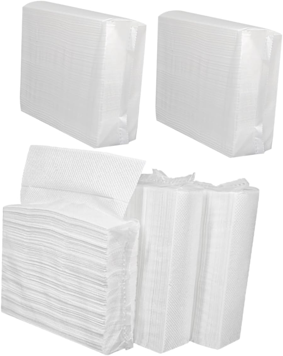 NOLITOY 5bags Bulk Paper Towels Toilet Paper Water Absorbent Napkins Hotel Napkins Thick Towels for Bathroom