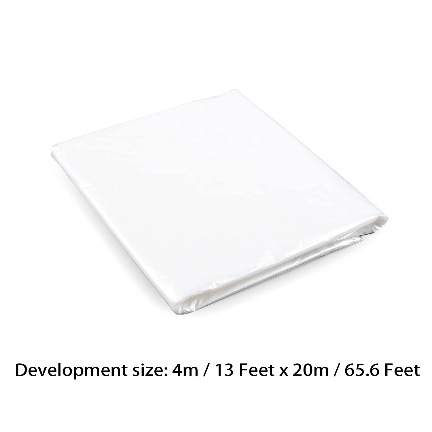 Lainrrew 5 hojas de paños de plástico, desechables pintores, antipolvo, cubierta para muebles, protección para el suelo (4 x 20 m)