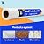 TapeManBlue Stainless Steel Protection Film, 24 inch x 200 feet, Made in USA, Protective Film for Appliances and Metal Surfaces, Clear Self Adhesive Stainless Steel Film with 45-Day Clean Removal