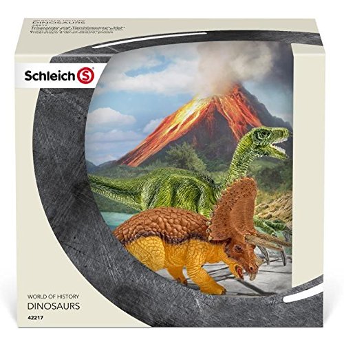 Schleich 42217 - Triceratops und Therizinosaurus, klein – Bild 2