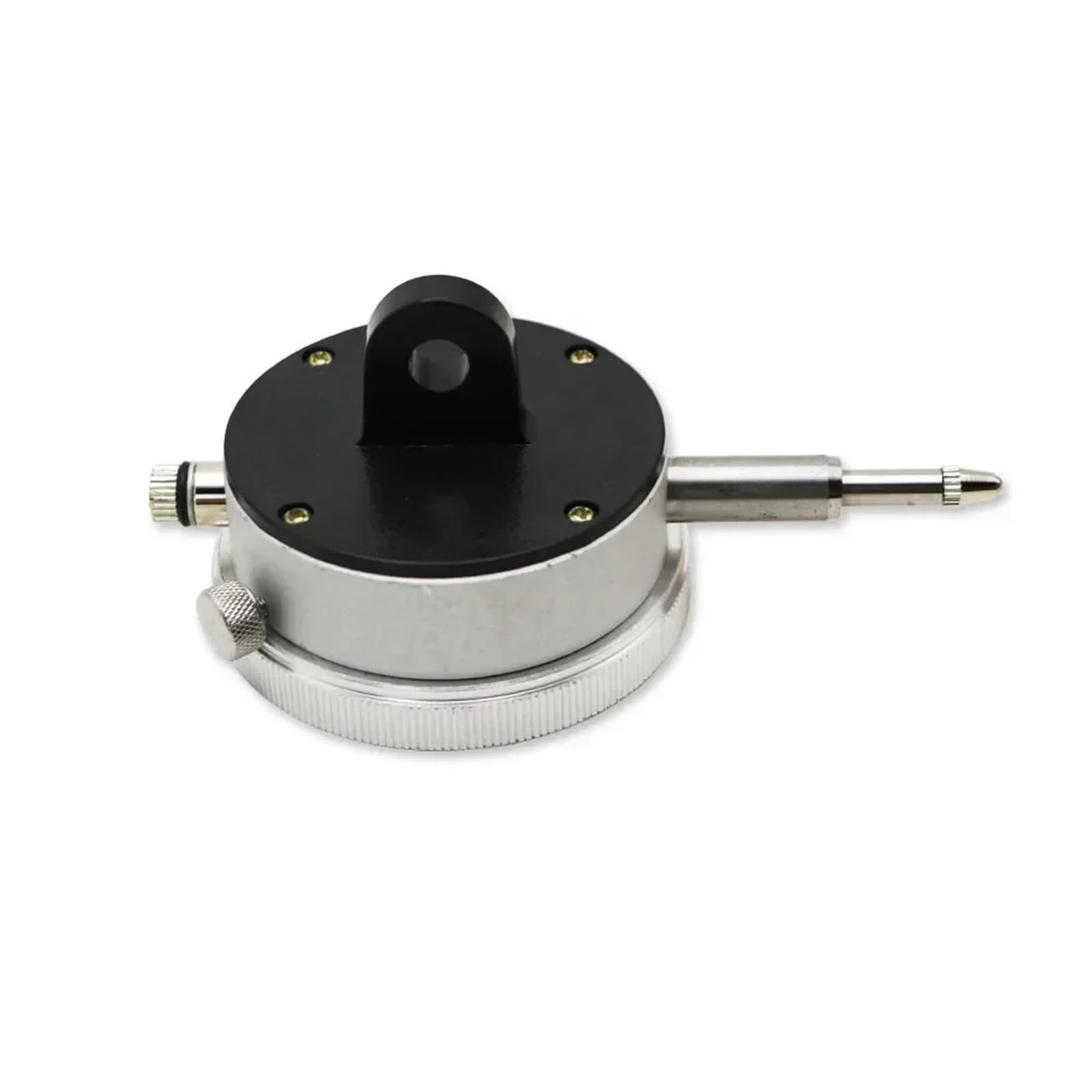 Comparatore metrico da 0-10/0-25 mm 0,01 mm con indicatore a quadrante con Aletta Posteriore Strumento di precisione 0,01 mm Prestazioni stabili(0-25mm)