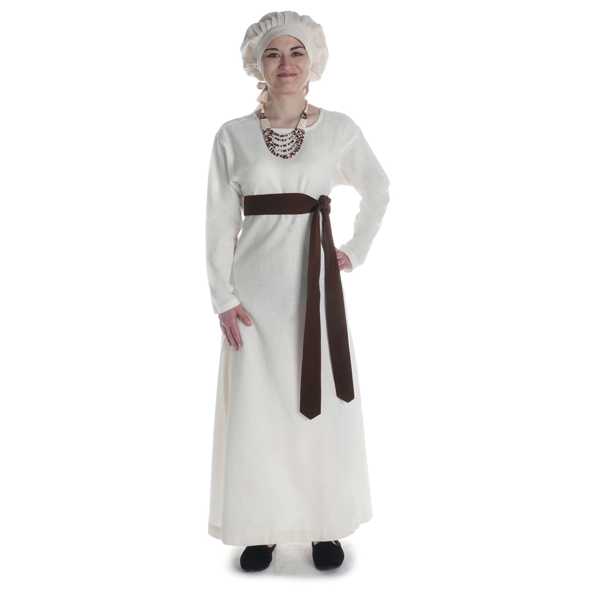 HEMAD Meliur Medieval Cotte Pure Cotton Underdress, beige, S-M