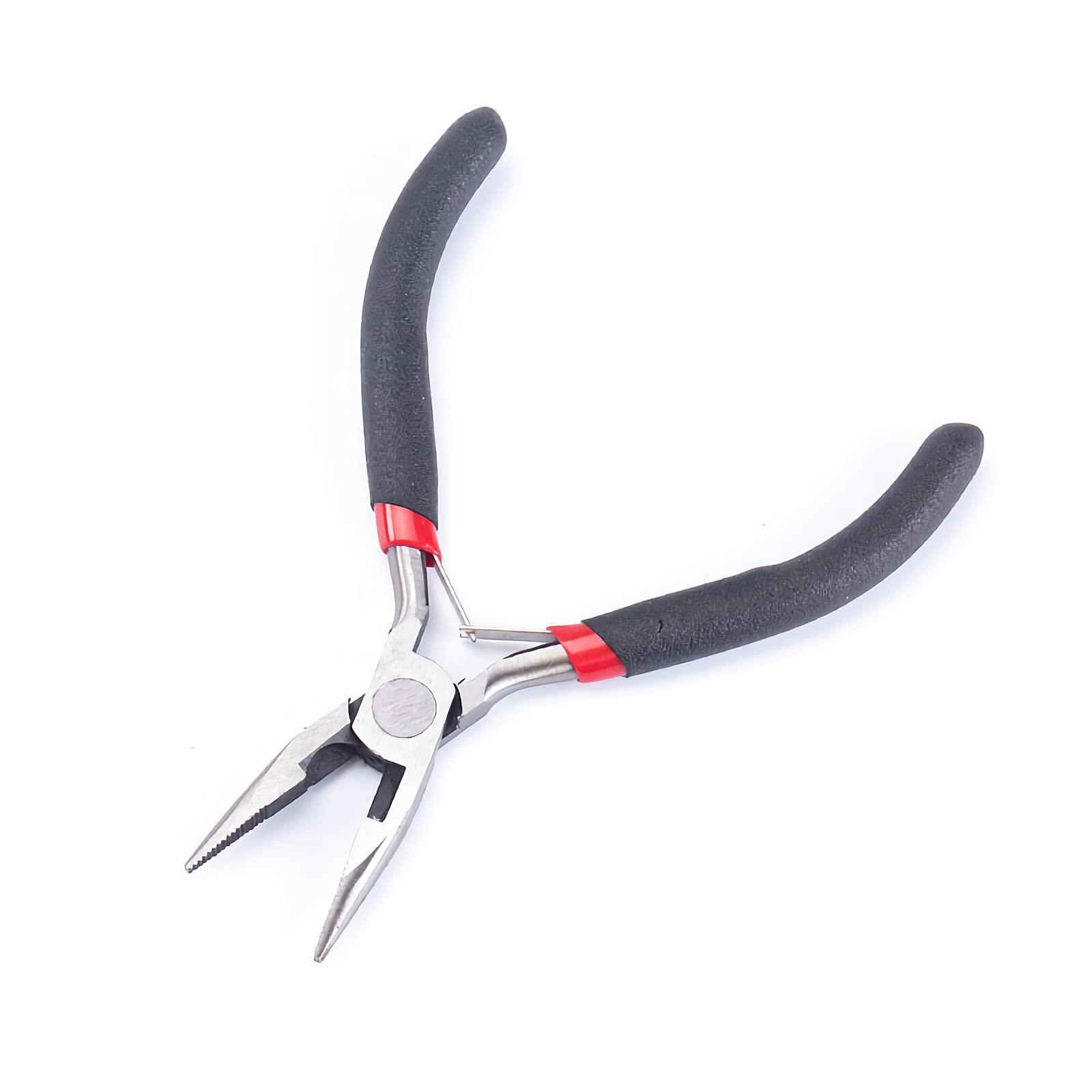 Clabmroec Mini Needle Nose Pliers Mini Diagonal Side Cutting Pliers,Jewellery Making Bead Craft Plier For Hobby Precision Work Electrics Repair