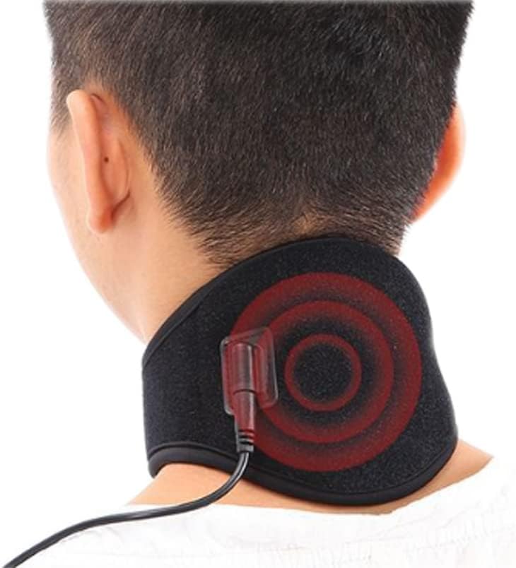 Neck Heating Wrap Neck Shoulder Warmer Pain Relief Fatigue Release USB Neck Heat Pad Far