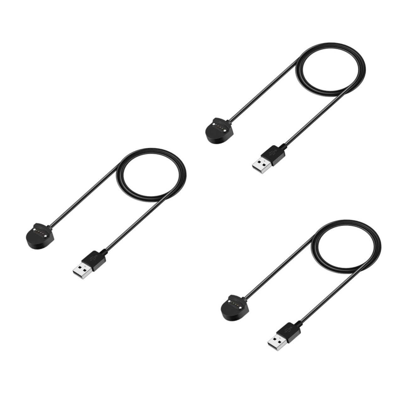 OSALADI 3pezzi Caricabatterie Magnetico Per Smartwatch e Supporto Di Ricarica Usb Compatto Con Protezione Di Sicurezza e Design Leggero Per Viaggiatori e Uso Quotidiano