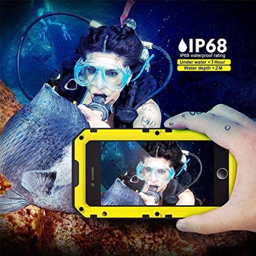 Protection intégrale iPhone SE Beeasy contre les chutes et l'eau jaune - 6