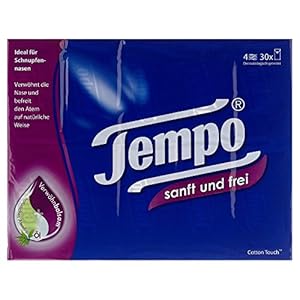 Tempo Sanft & Frei Taschentücher – 30 Päckchen