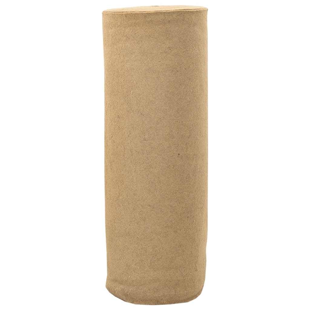Esterilla para roedores de cáñamo, 1 x 25 m, 5 mm de grosor, se puede cortar y retiene la humedad para suelo de jaula, cama higiénica para conejos, cobayas, hámsters, caja de transporte