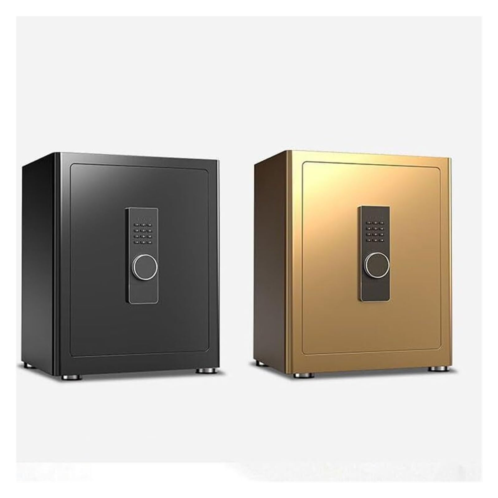 Cassaforte a mobile, Casseforti a gabinetto Cassaforte di sicurezza domestica in acciaio(Gold,Password)