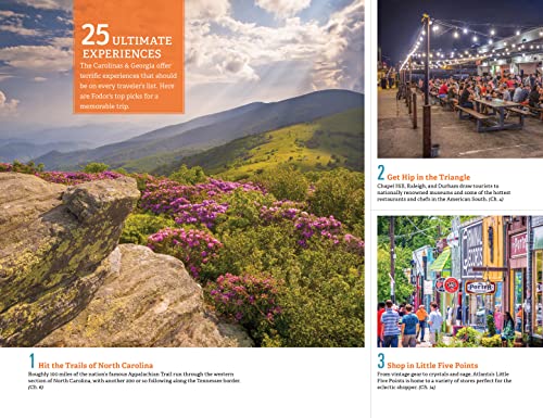 Fodor's The Carolinas & Georgia (Full-Color Travel Guide) #TOP2