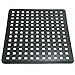 Price comparison product image iDesign 36660 Sink Mat for Sink Protection, Large PVC Plastic Sink Drainer Mat for Kitchen Sink, Functional Dish Drainer for Kitchen Utensils and Dishes, Black