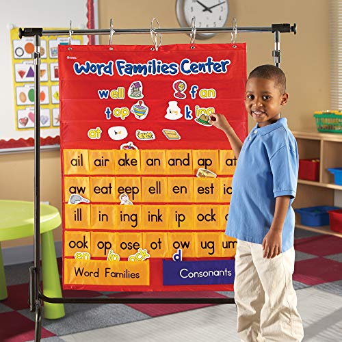 Tabla de bolsillo central Learning Resources Word Families para aprender sílabas 2