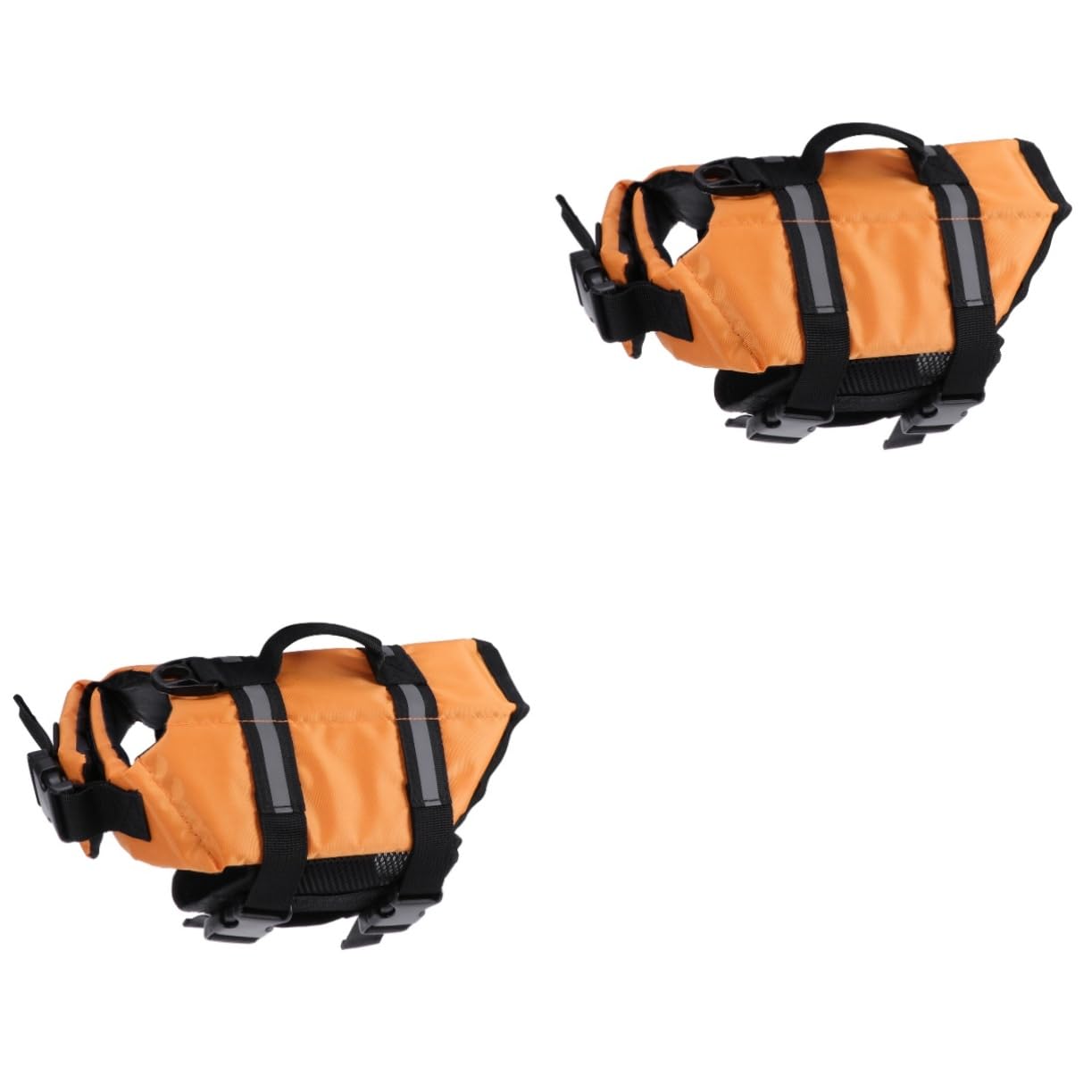 Levemolo 2pcs Buoyancy Vest Small Size Reflective Dog d Ring for Leash Pet Vest