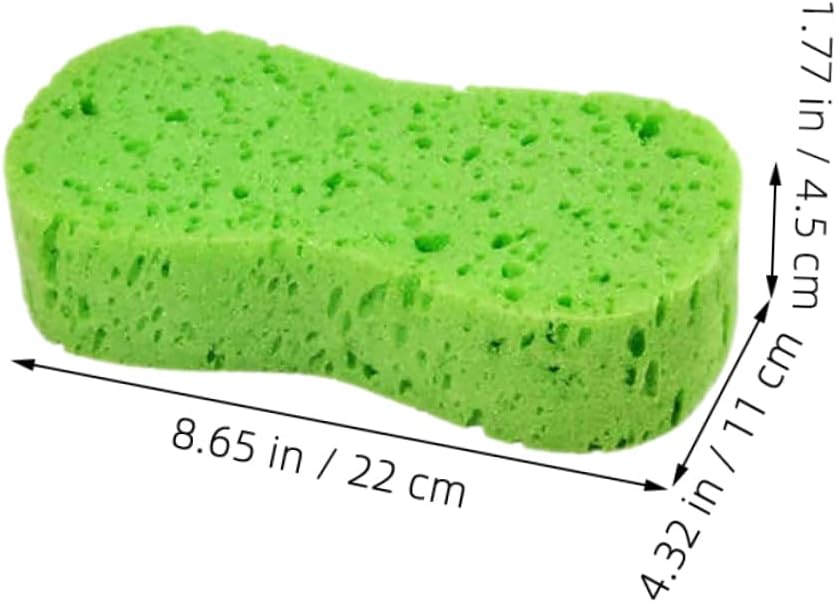 Garneck 15pcs Car Wash Sponge Scrubber Thick Foam for Vehicle Exterior Care