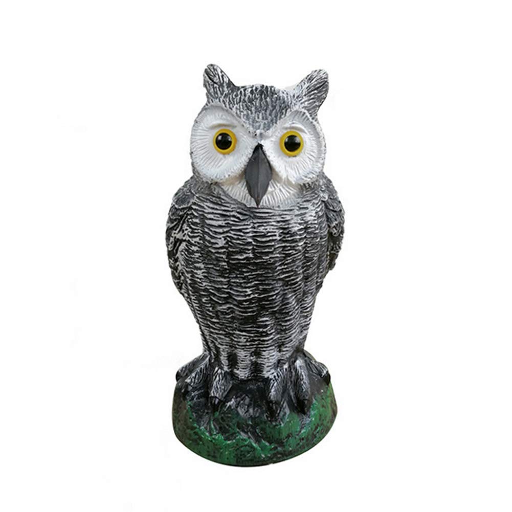 Hibou résine statue déco de jardin extérieur et salon