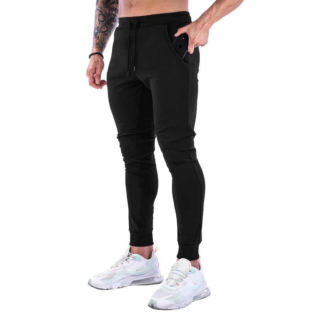 Men's Slim Joggers Gym Workout Pants,Sport Training Tapered Sweatpants,Casual Athletics Joggers for Running