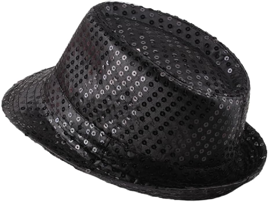 Sequin Fedoras Hats for Kids, Assorted Color, Bulk, Mardi Gras, Gangster Costume - Image 3