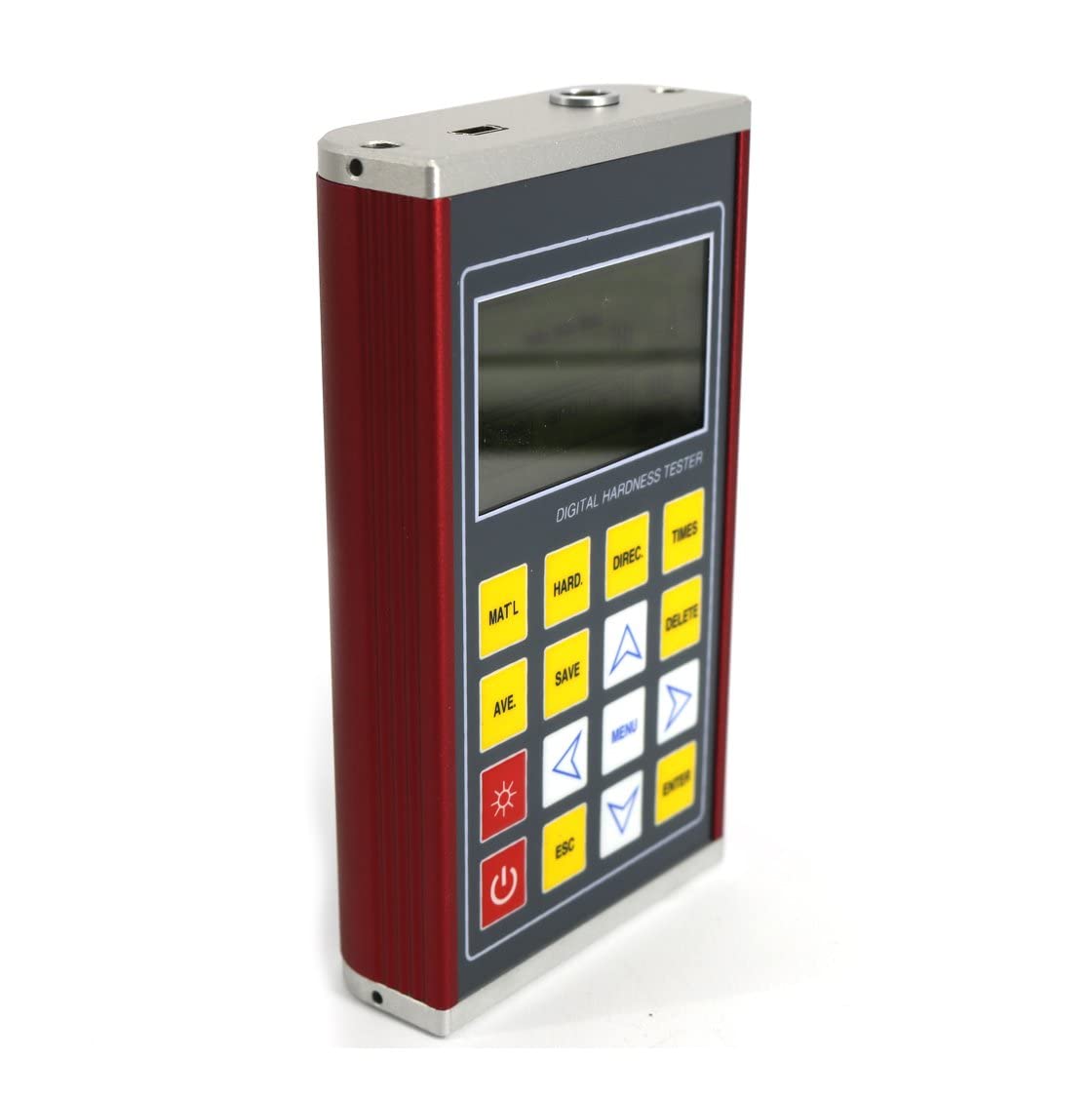 Leeb Hardness Tester Meter Steel Hardness Durometer Multiple Hardness Scale of LCD Display Range 170 to 960HLD Data Storage Function