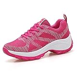  Classic Pink Donna Scarpe da Ginnastica Sportive Casual Fitness Sneakers Jogging Sneakers da Corsa Zeppa Palestra Rosa 35 EU