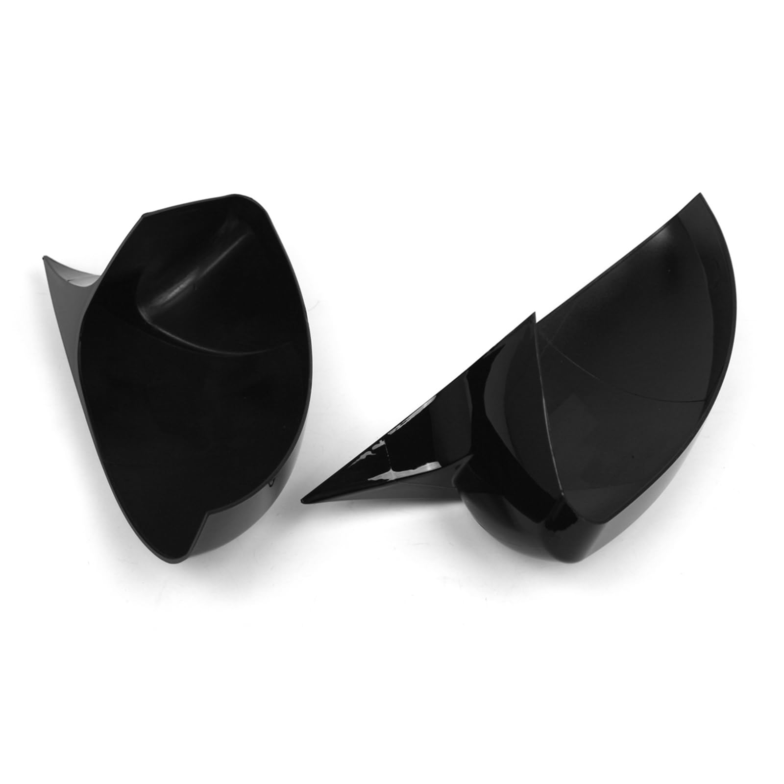Shkalacar 2 Pièces Coques de Rétroviseur de Voiture,Couvercle de Rétroviseur Latéral de Remplacement Compatible avec Renault Megane 4 MK4 2016 – 2020, 963737470R 963742692R