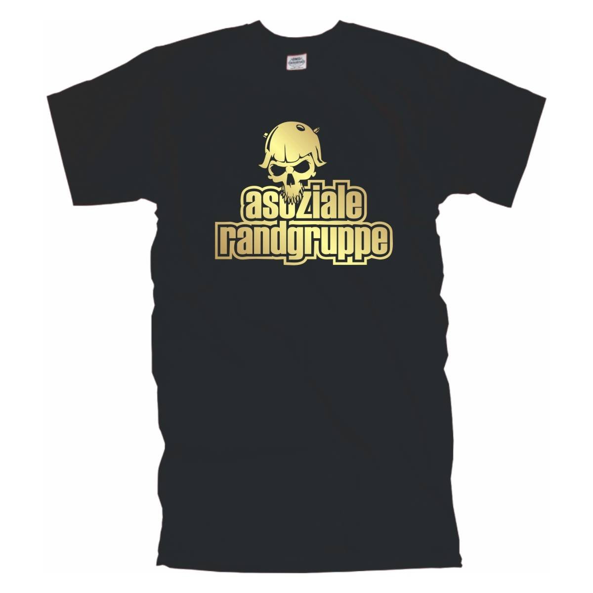 Asoziale Randgruppe edel bedrucktes Herren T-Shirt mit coolem Motiv, Funshirt witziges Geschenk, Baumwolle auch in Übergrößen (BL098) 12XL