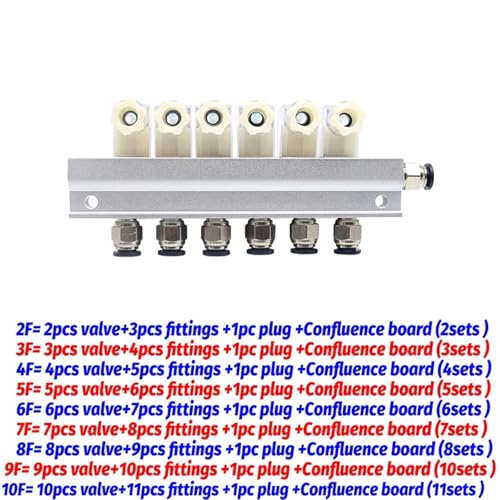 Électrovanne pneumatique normalement fermée 2 voies 2V025 DC24V 4mm - 8