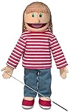 25' Emily, Peach Girl, Full Body, Ventriloquist Style Puppet