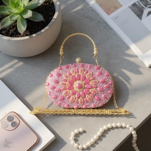 Image of MAIRLOM Rhinestone Clutch Purses for Women Evening Bag Sparkly Handbag | Diamond Clutches Purse Glitter Crystal Gemstone Shoulder Bags Luxury Handbags for Wedding Formal Party Prom