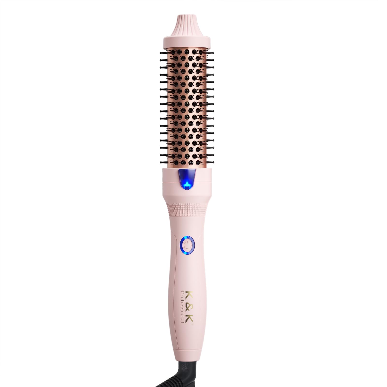 K&K 1.25 Inch Ceramic Tourmaline Ionic Heated Round Brush sold price at auction in Canada