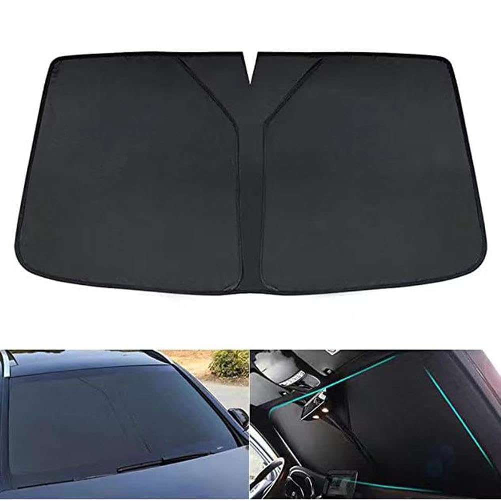 Parasole Parabrezza Pieghevole LHFLIVE Per Toyota Highlander 2020-2024 - Tessuto Riflettente UV - Custodia Inclusa