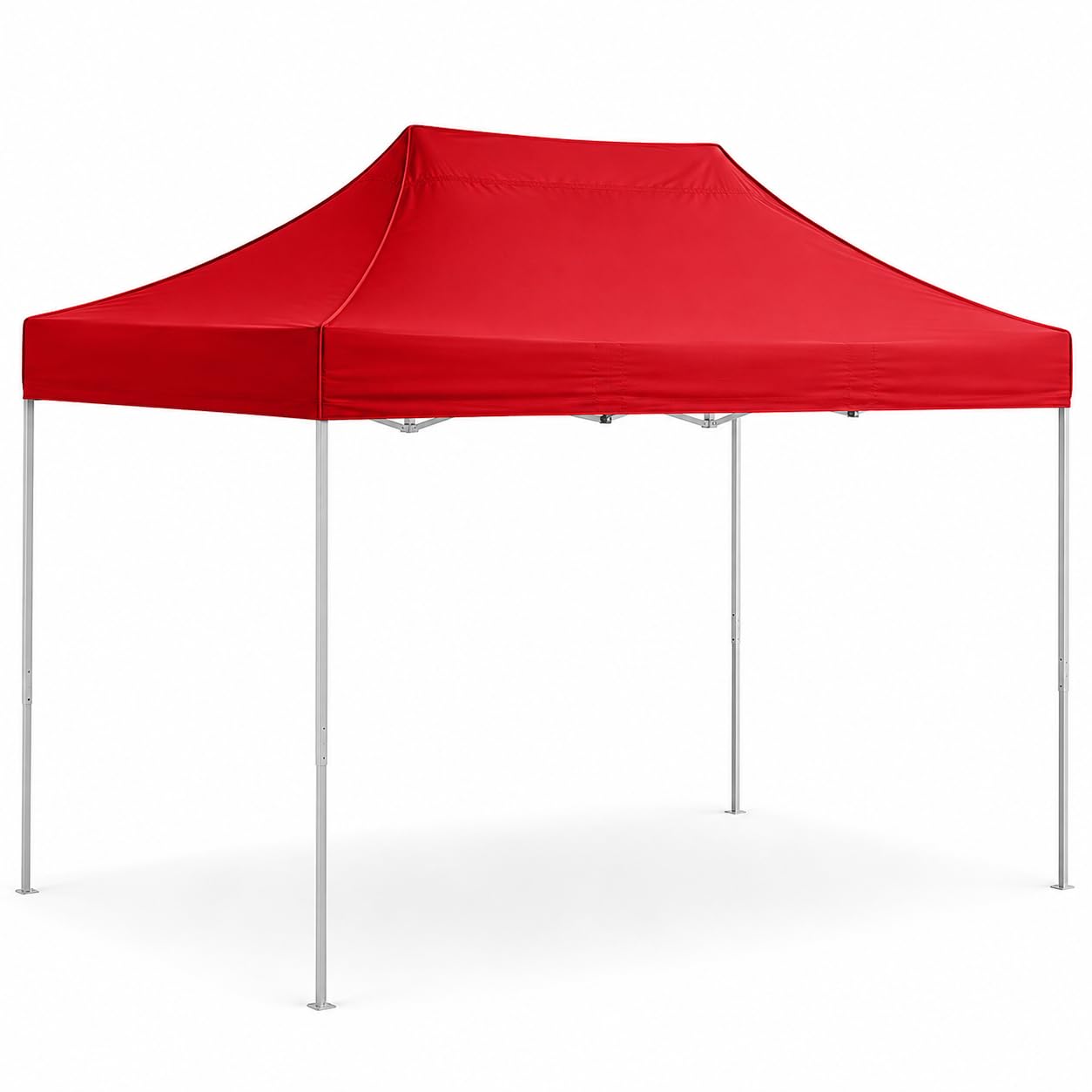 10x15 Ft Aluminum Pop Up Canopy Tent by Glownary – 10 Feet X 15 Feet, Polyester, Red, Model Glwn-al1015-red
