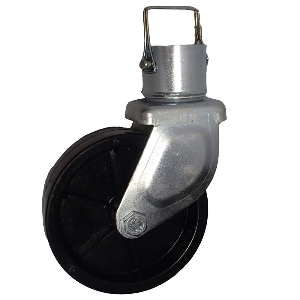 RAParts 6" Trailer Swirl Jack Caster Wheel with Lock Pin