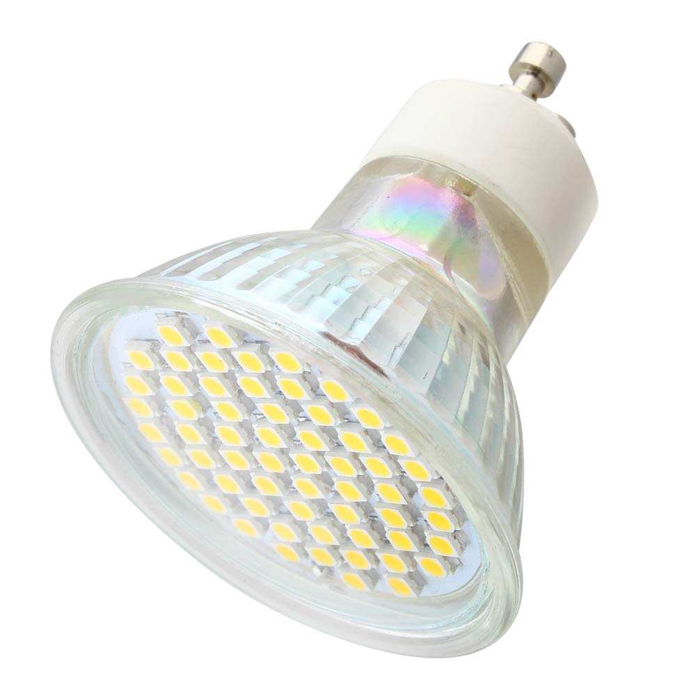 Mengjay 20x Bombilla GU10 Bombilla LED de bajo consumo de 3W 60 SMD 2835LEDs luz cálida Bombilla 2700K AC 220V